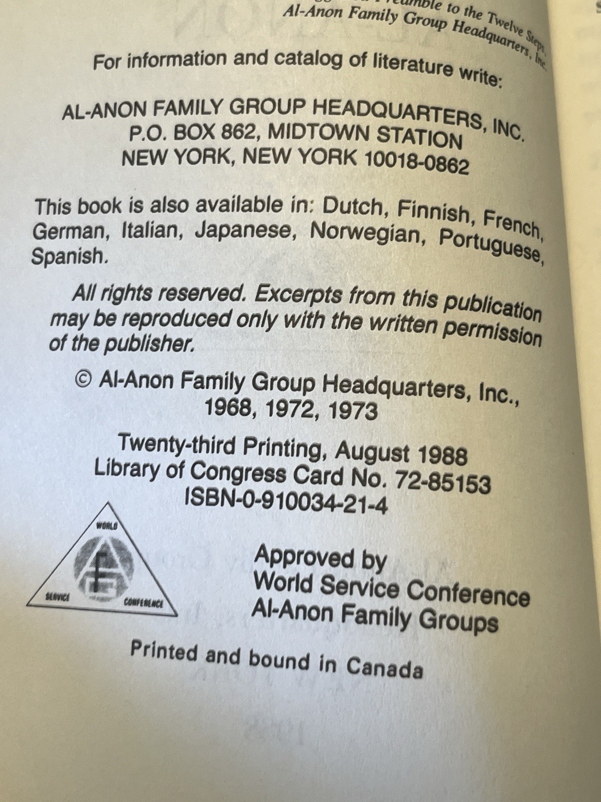 4 lot ALCOHOLICS ANONYMOUS Books AA Al-Anon Recovery Addiction 1970’s – 2020