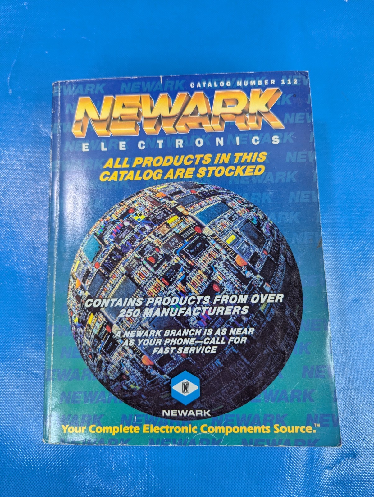 VTG 1992 Newark Electronics Catalog No. 112 Computer Telephone Relays 1200 Pages