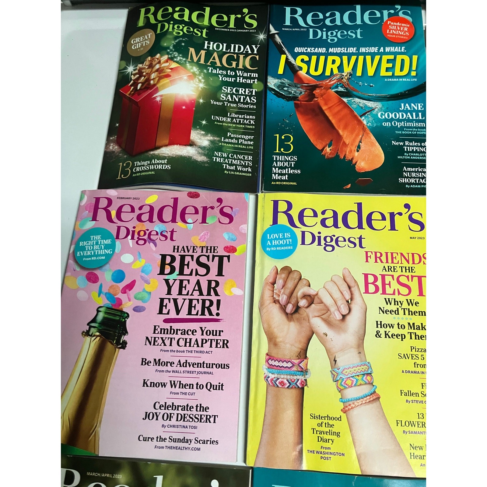 Reader’s Digest Magazines 2022 2023 Lot of (9)