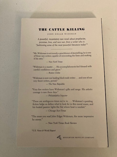John Edgar Wideman Lot: Two Cities & The Cattle Killing Advance ARCs