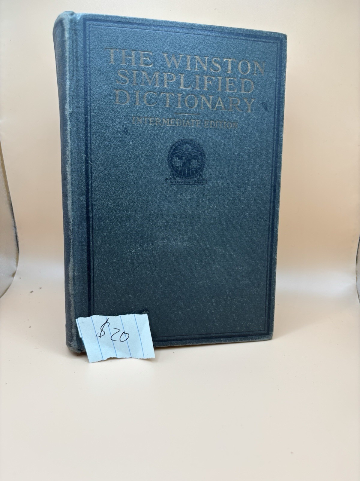 The Winston Simplified Dictionary Intermediate Edition 1933 HC Illustrated Good
