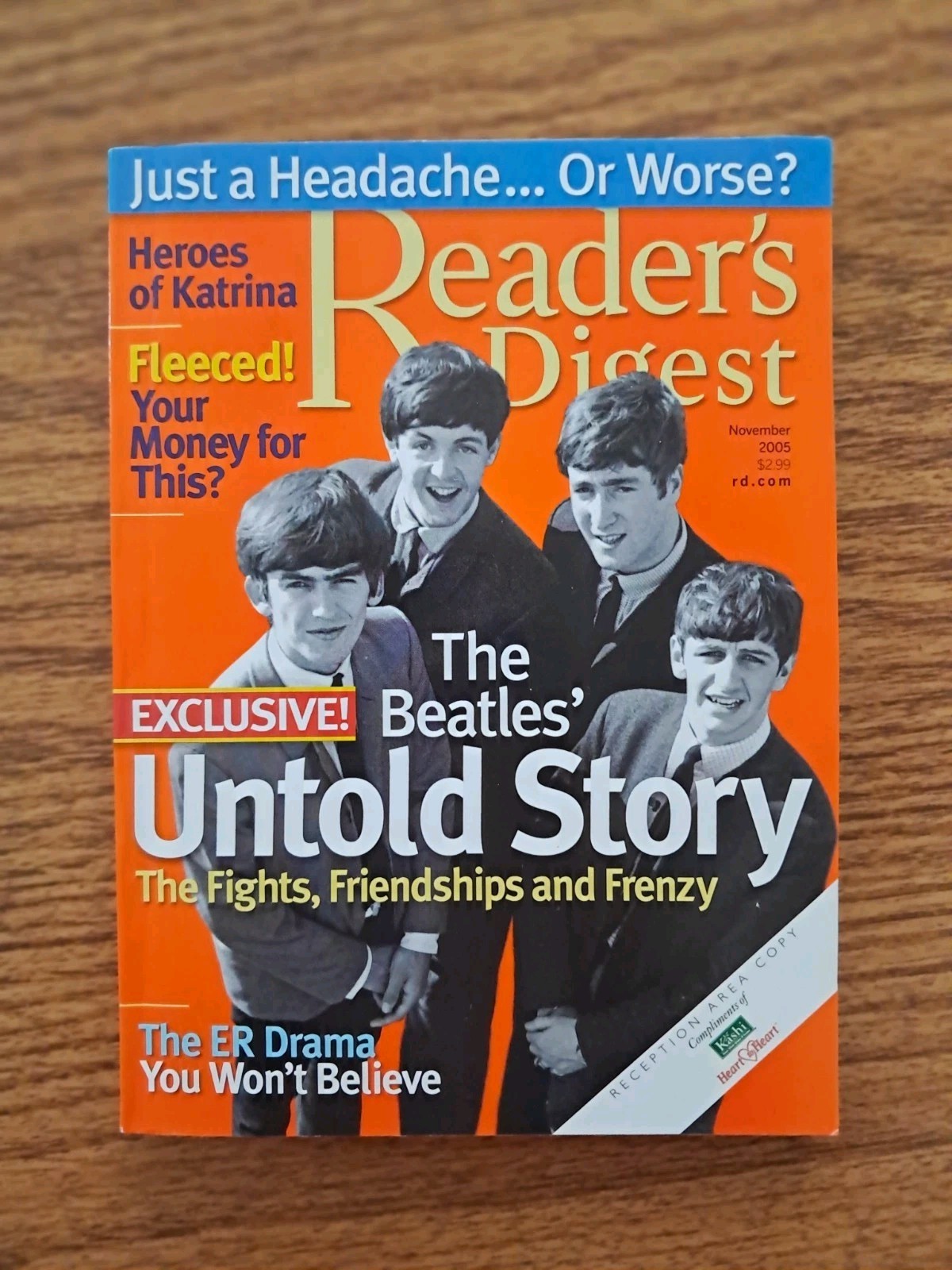 Readers Digest November 2005 The Beatles The Untold Story