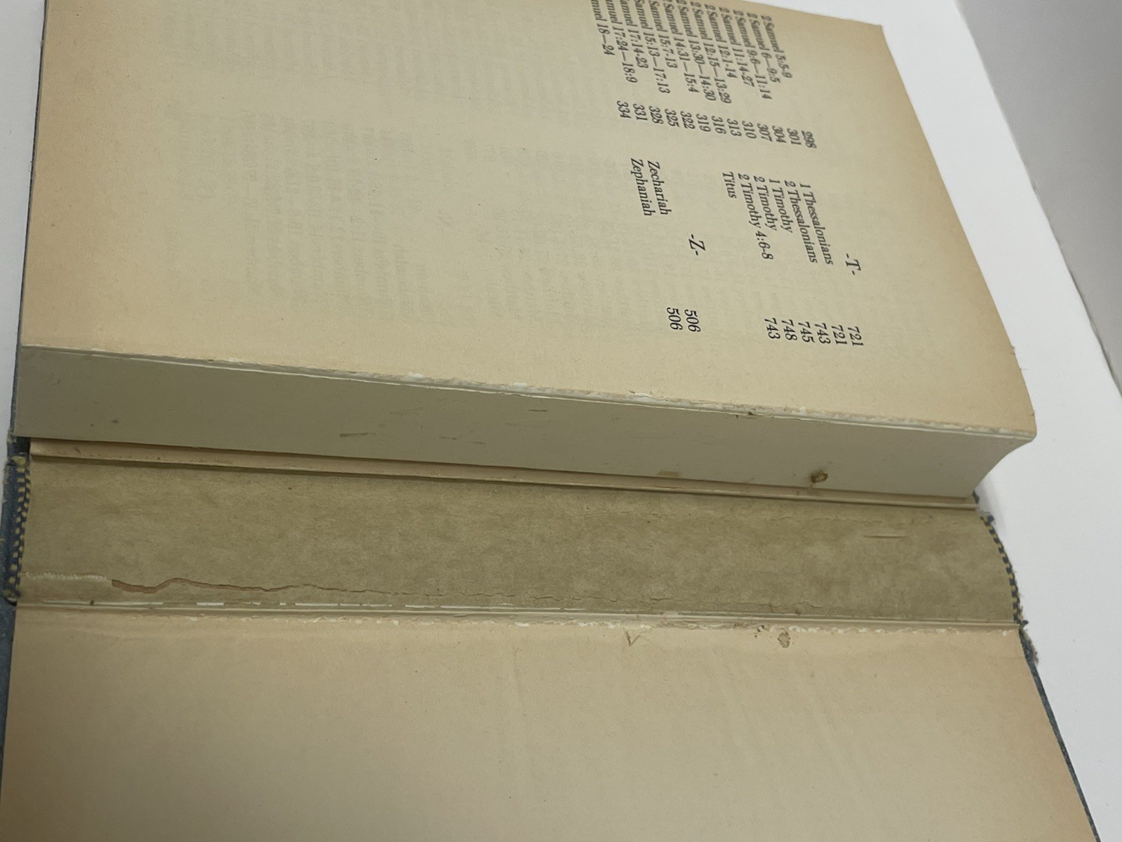 The Picture Bible 1978 Printing Blue Hardcover David C Cook BINDING NEEDS REPAIR