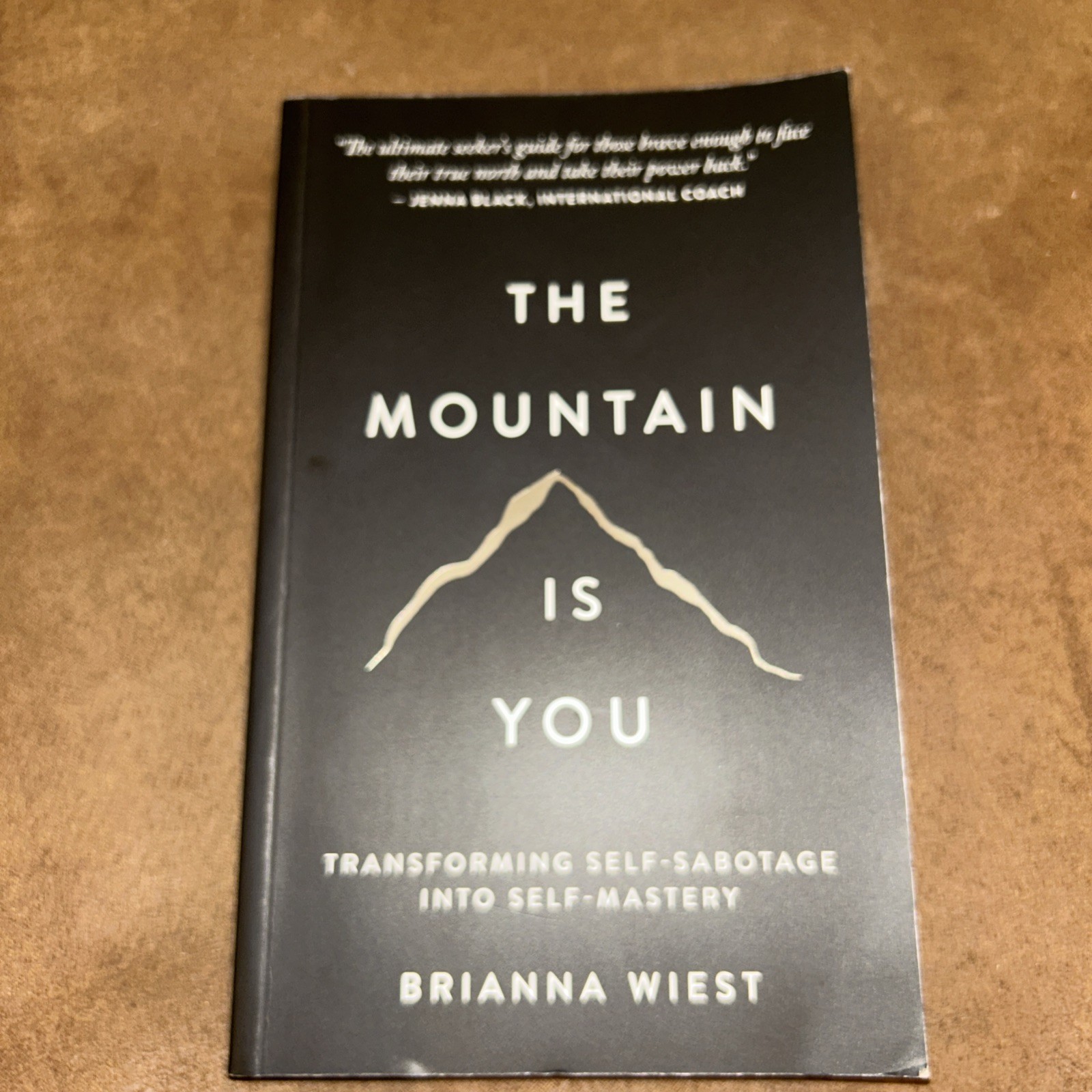 The Mountain Is You: Transforming Self-Sabotage Into Self-Mastery paperback