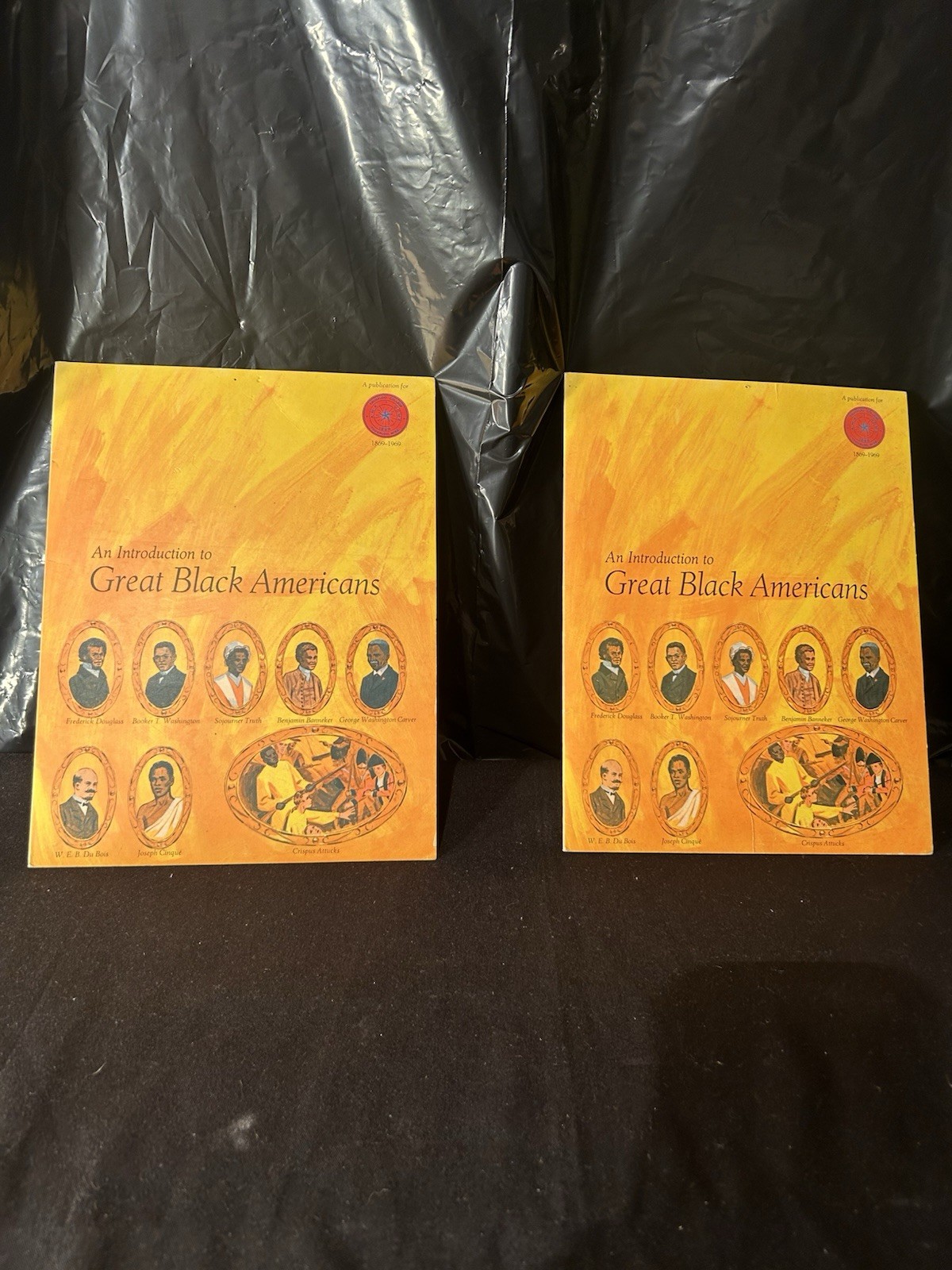2 Late 20th Century Pop-up Books Titled Great Black Americans