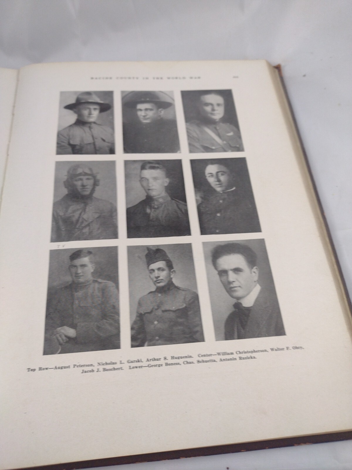 Racine County In The World War 1920 Walter L. Haight 121th Field Artillery