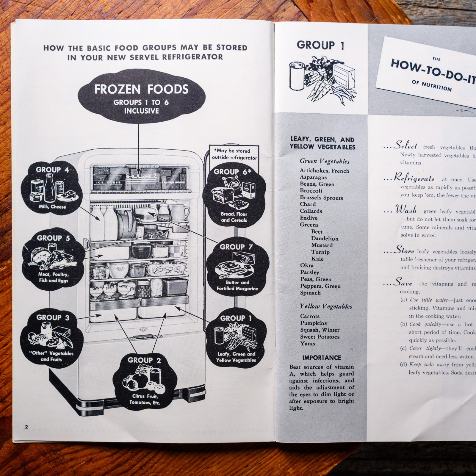 VTG 1948 Making the Most of Your Servel Gas Refrigerator – Mid Century Recipes