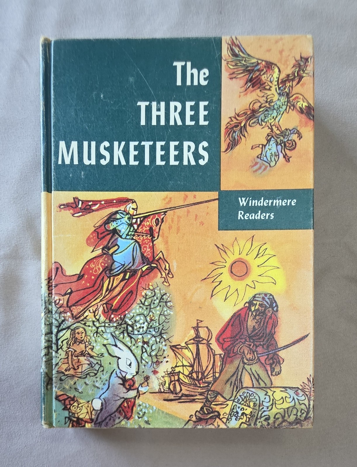 The Three Musketeers ~ Windermere Readers ~ School Edition 1954 HC Dumas