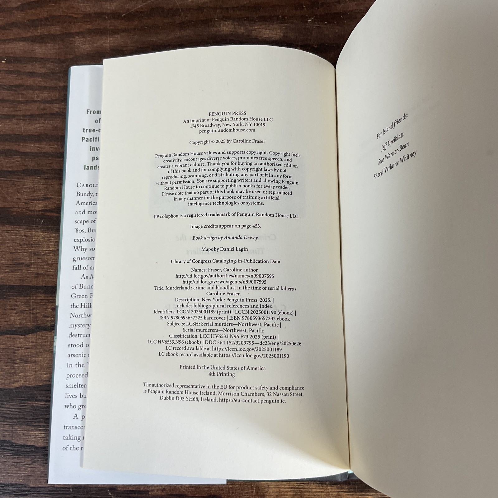 Murderland By Fraser, Caroline