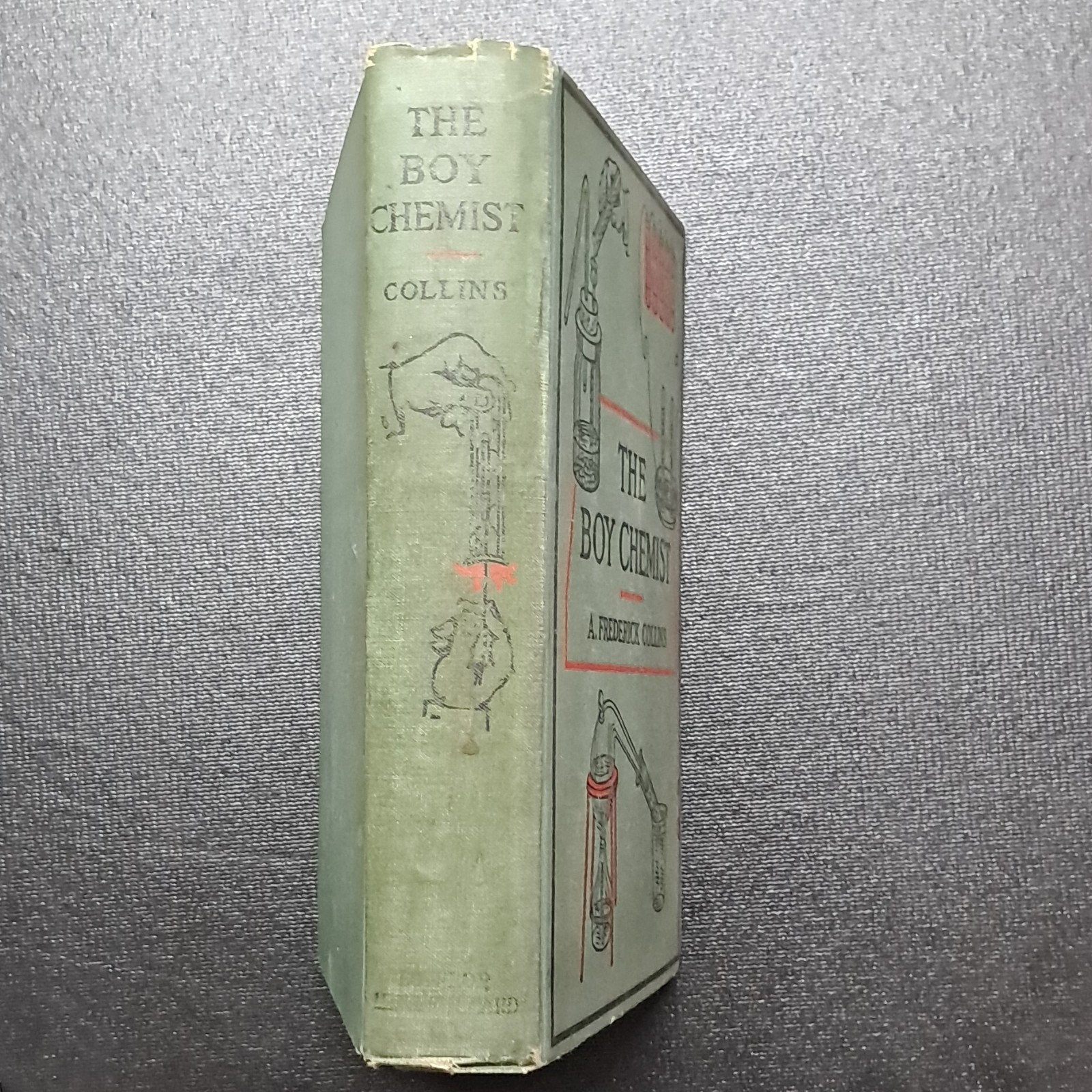 The Boy chemist by A. FREDERICK COLLINS 1924 LOTHROP HARDCOVER ILLUSTRATED