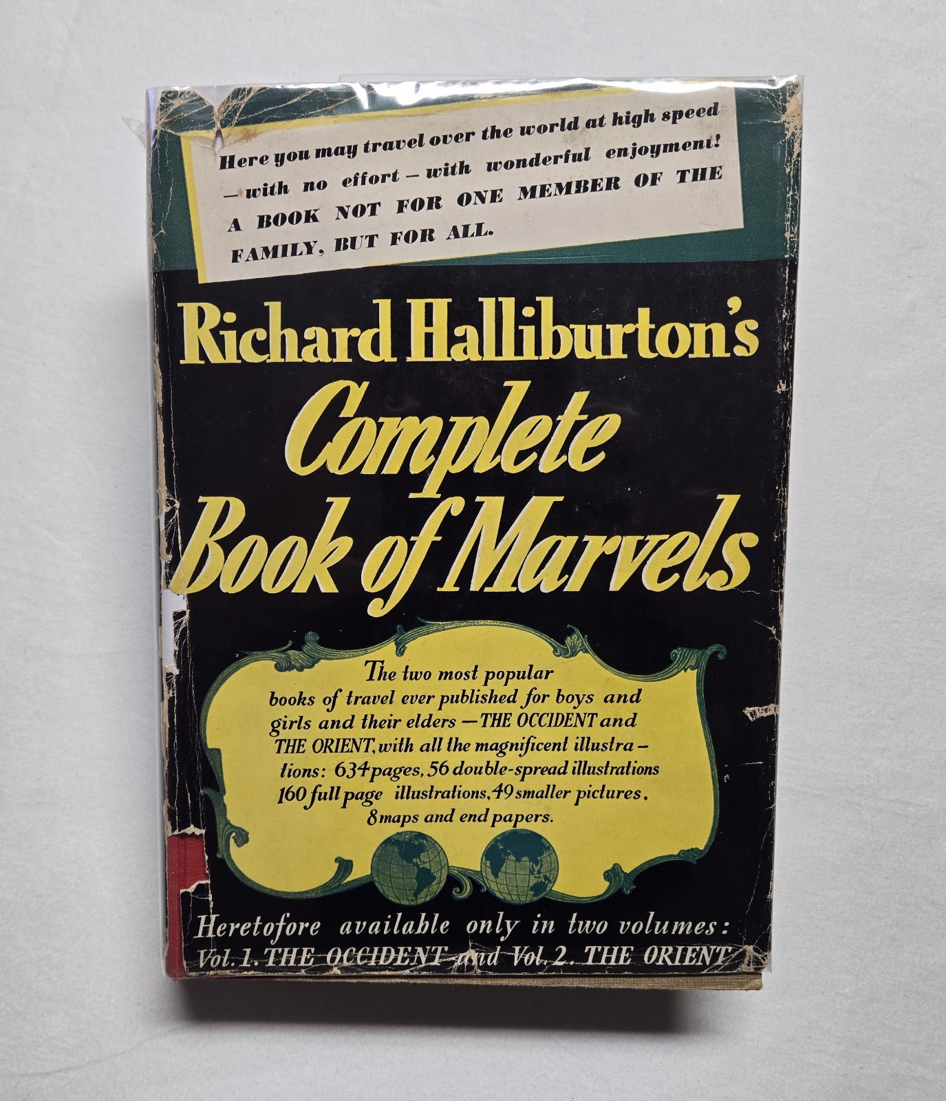 Complete Book Of Marvels by Richard Halliburton 1941 1st Ed Bobbs Merrill HC DJ