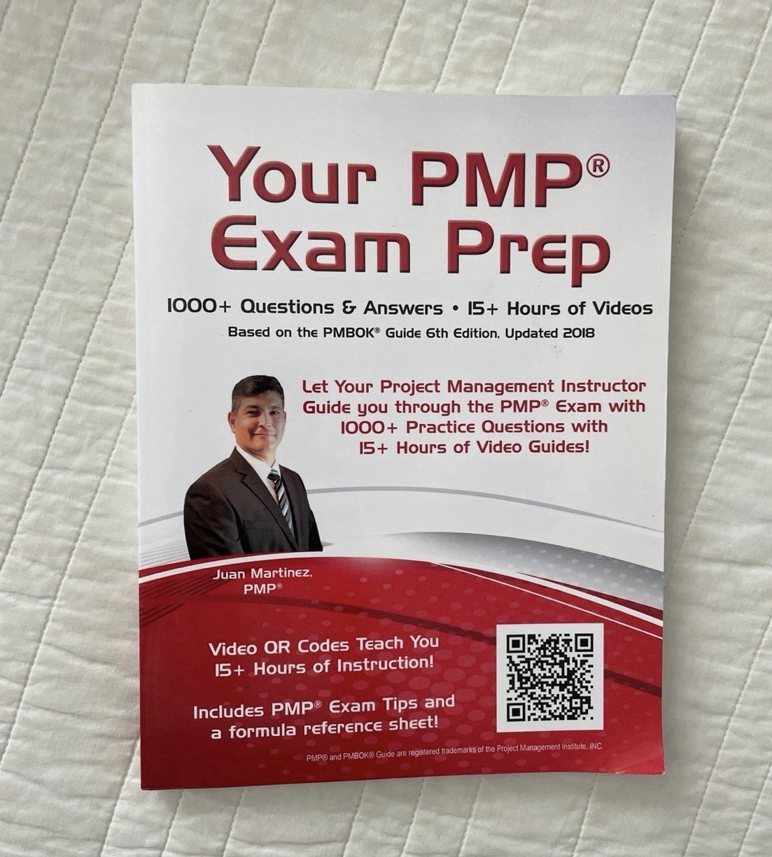 YOUR PMP EXAM PREP: 1000+ Q&A’S – 15+ HOURS OF VIDEOS By Juan C Martinez *VG+*