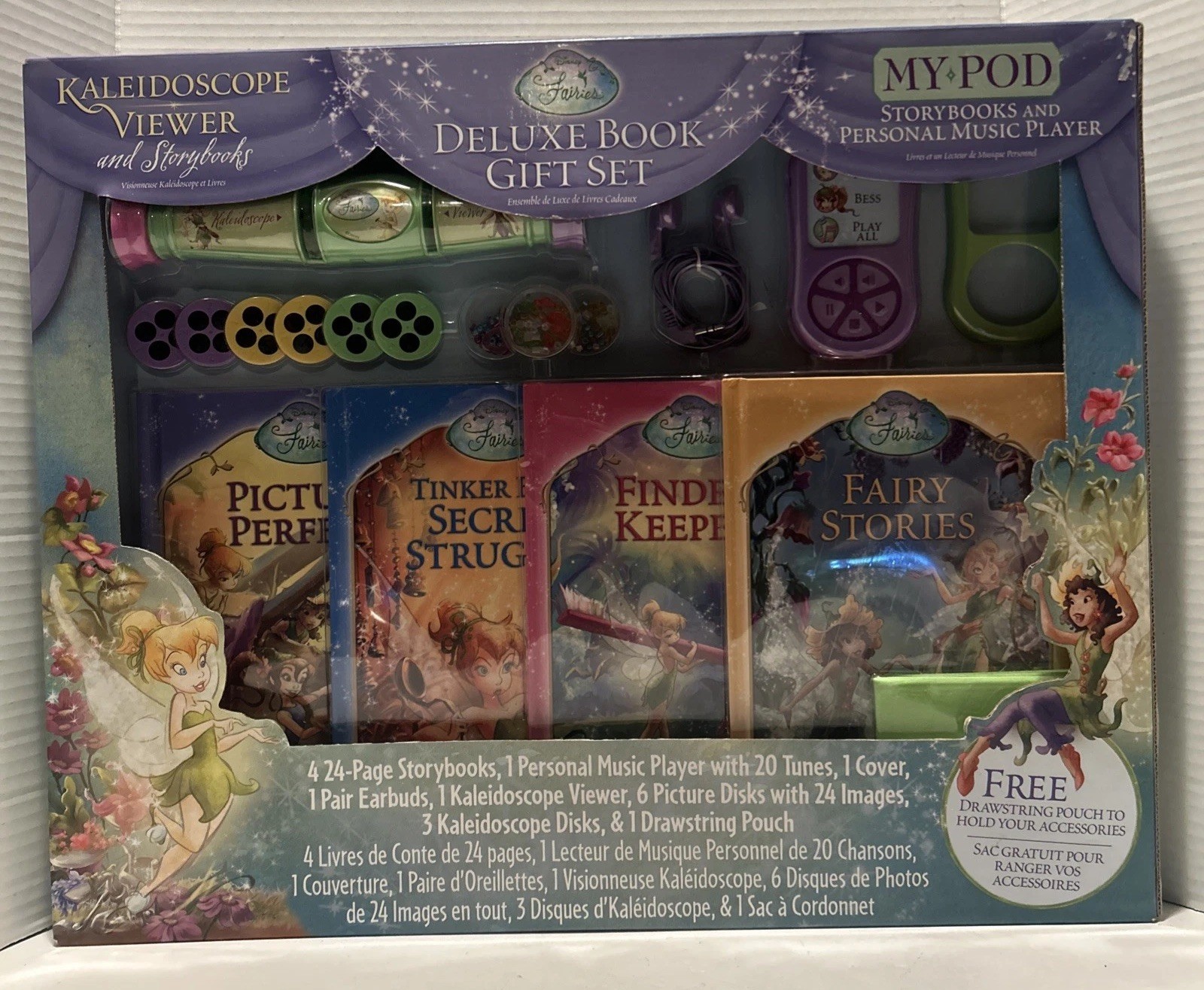 Disney Fairies Deluxe Book Gift Set NEW IN THE BOX
