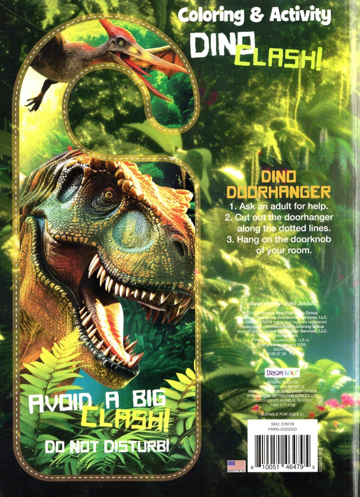 Dreamtivity – Dino Clash! – Coloring Book