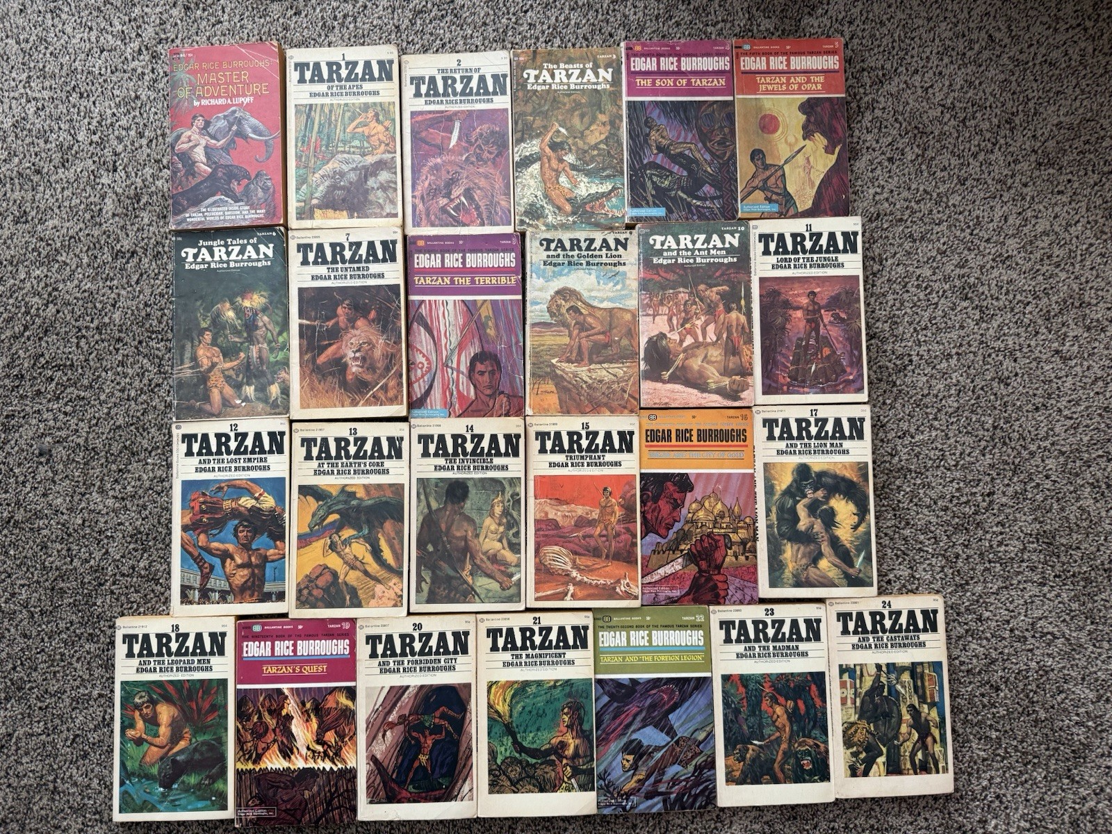 Complete Series Set TARZAN 1-24 Edgar Rice Burroughs Plus 1