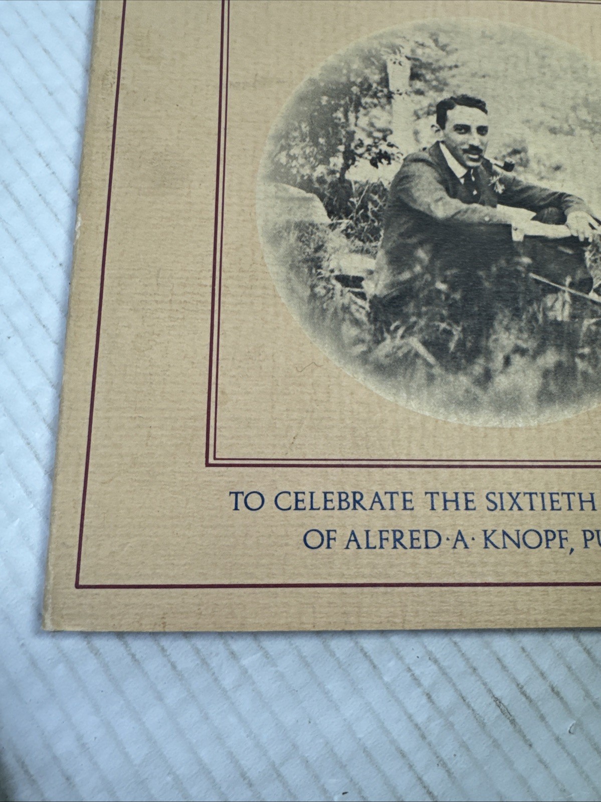 Sixty Photographs to Celebrate the Sixtieth Anniversary of Alfred A. Knopf 1st e
