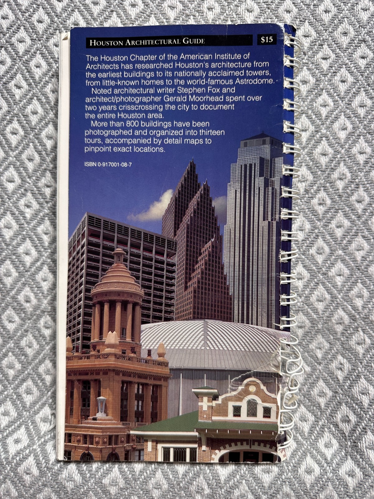 AIA Houston Architectural Guide – Signed by Stephen Fox & Gerald Moorhead 1990