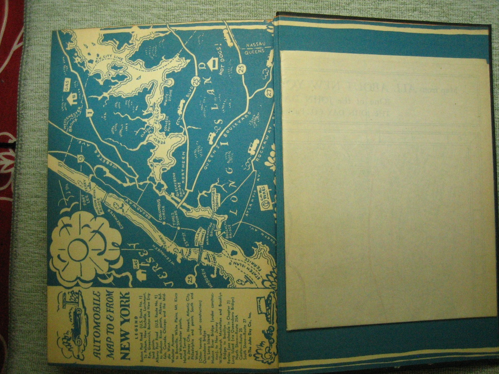 All About New York: An Intimate Guide 1st Edition 1931 R James Ogden Nash