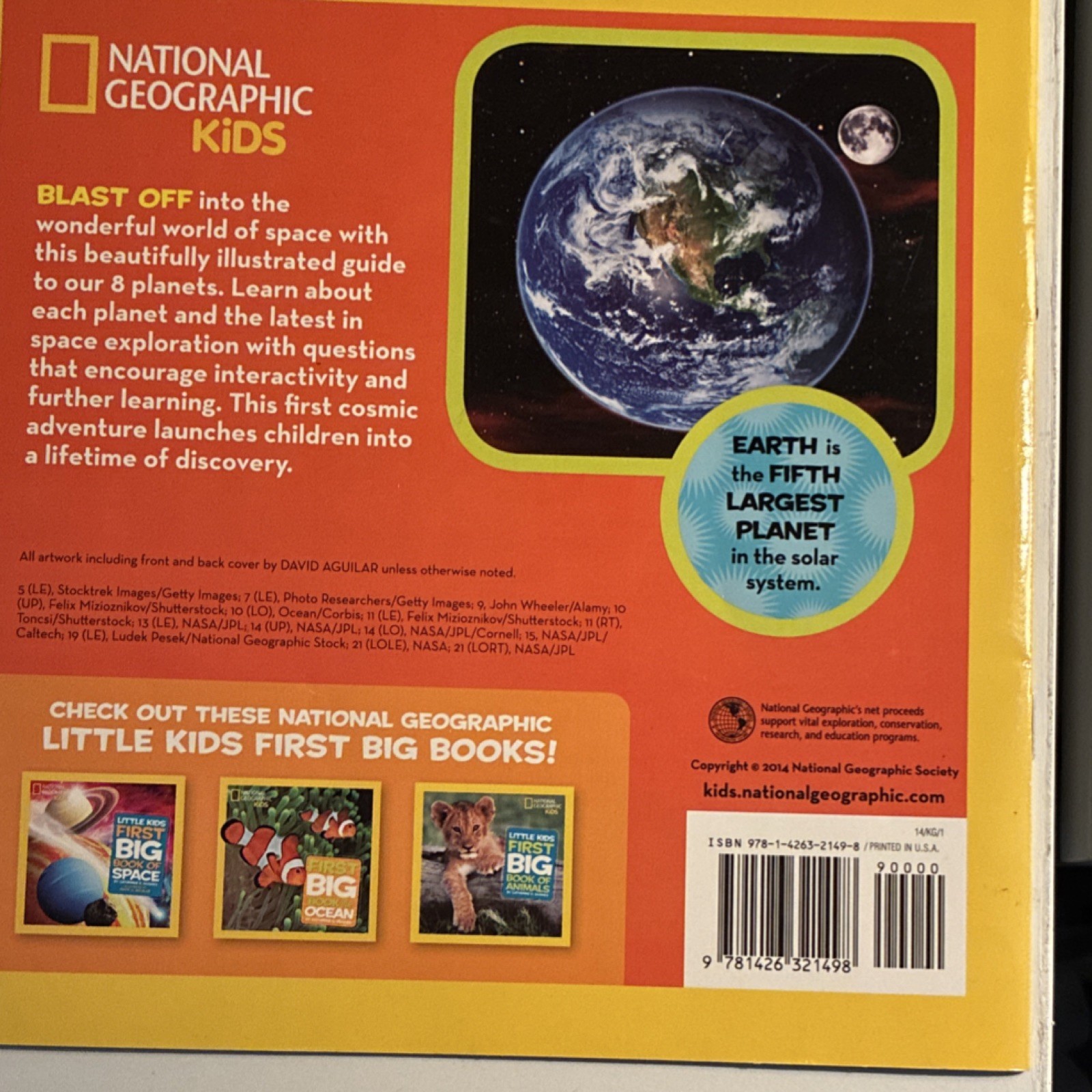 National Geographic Kids Book of Planets Catherine D. Hughes Paperback Illustra…