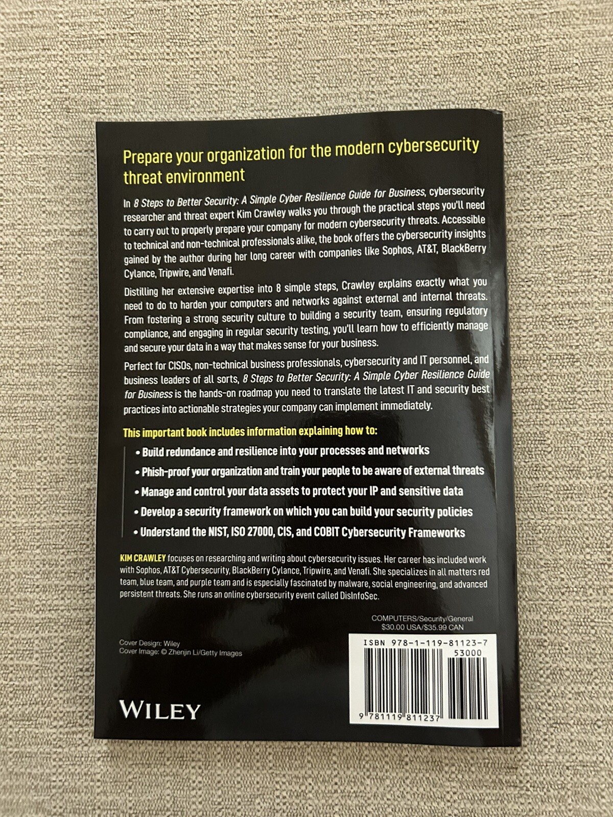 Kim Crawley 8 Steps to Better Security (Paperback) (UK IMPORT)