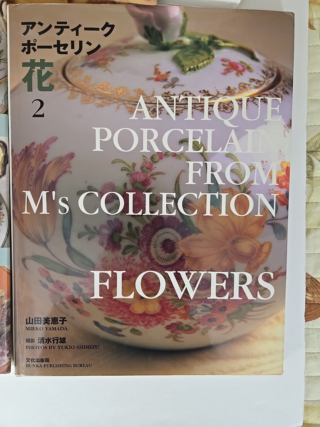 Antique Porcelain Flower Figure Japanese Book Ceramic Pottery Glass 5 Book set