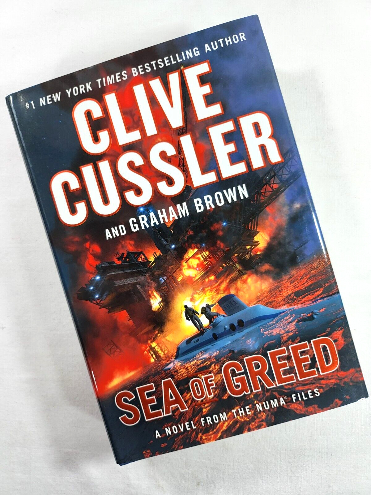Sea of Greed by Clive Cussler & Graham Brown – Double Signed 1st Edition