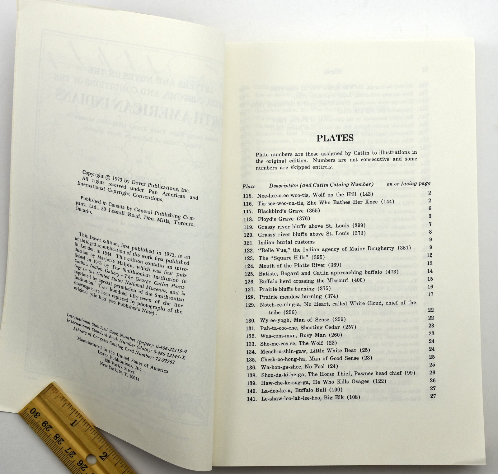 Letters & Notes on the Manners, Customs, and Conditions of the NA Indians PB