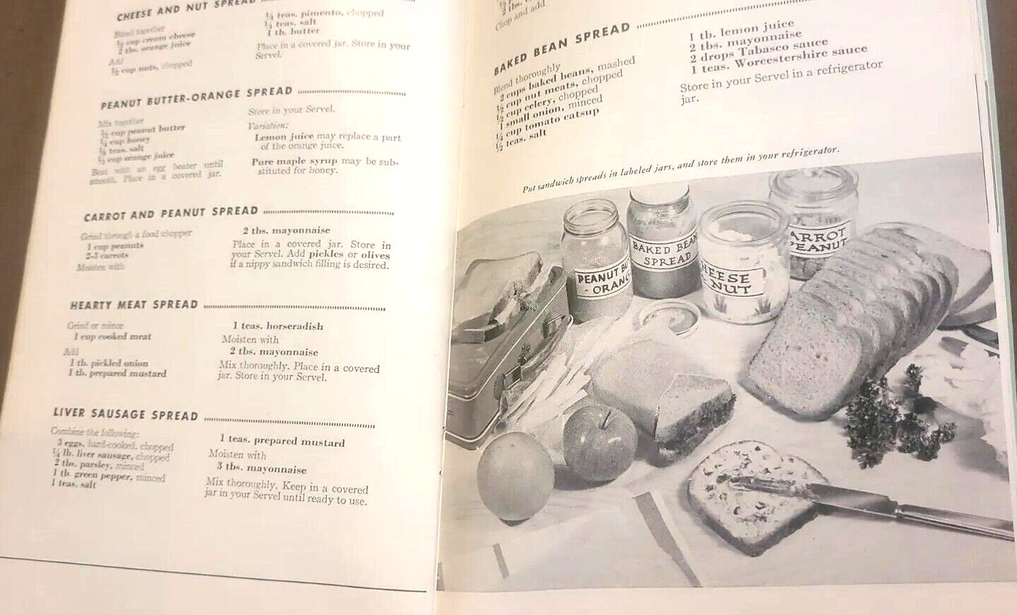 1948 Making the Most of Your SERVEL (Refrigerator) VINTAGE Cook book