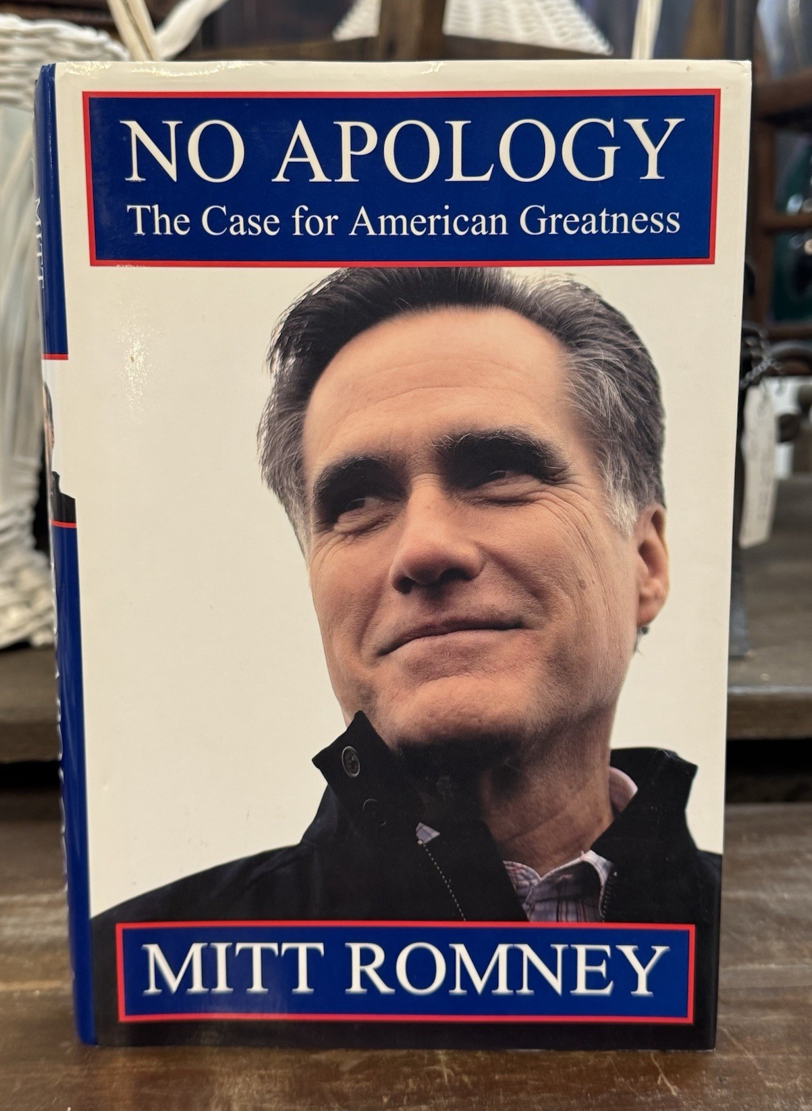 No Apology By Mitt Romney SIGNED First Edition w/ DJ