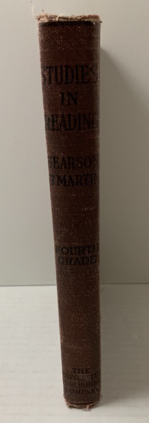 STUDIES IN READING–Fourth Grade. by Searson & Martin. (c) 1921 Good Condition