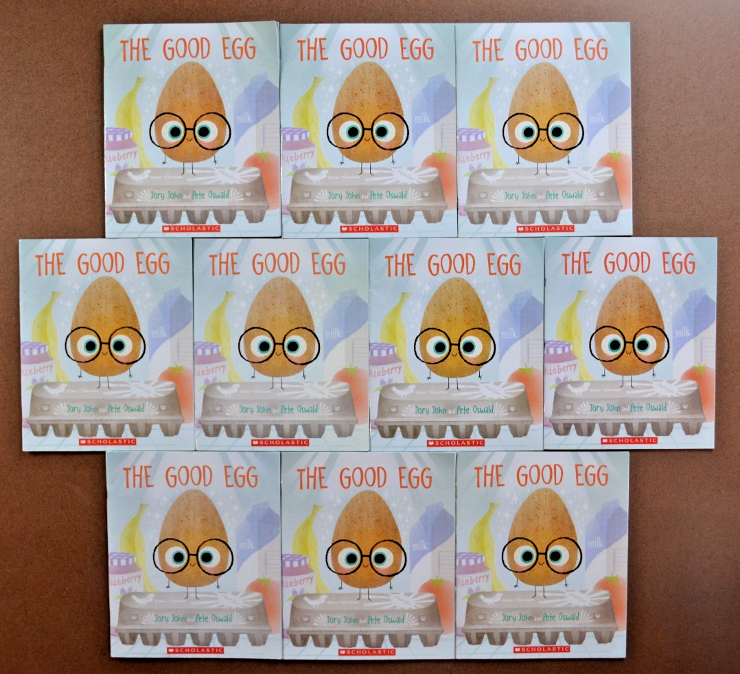 Guided Reading Set of 10 The Good Egg Picture Books by Jory John and Pete Oswald