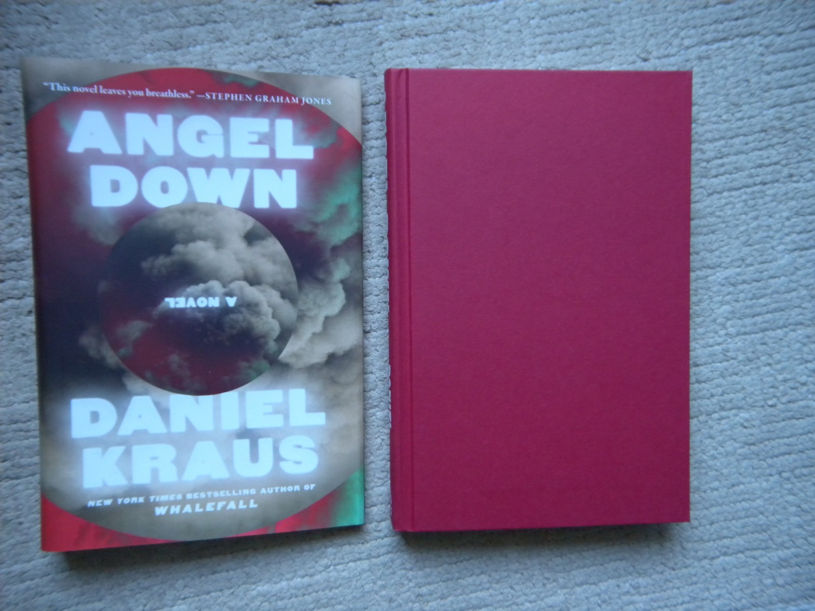 DANIEL KRAUS/ANGEL DOWN/1ST PRINTING/PULITZER PRIZE