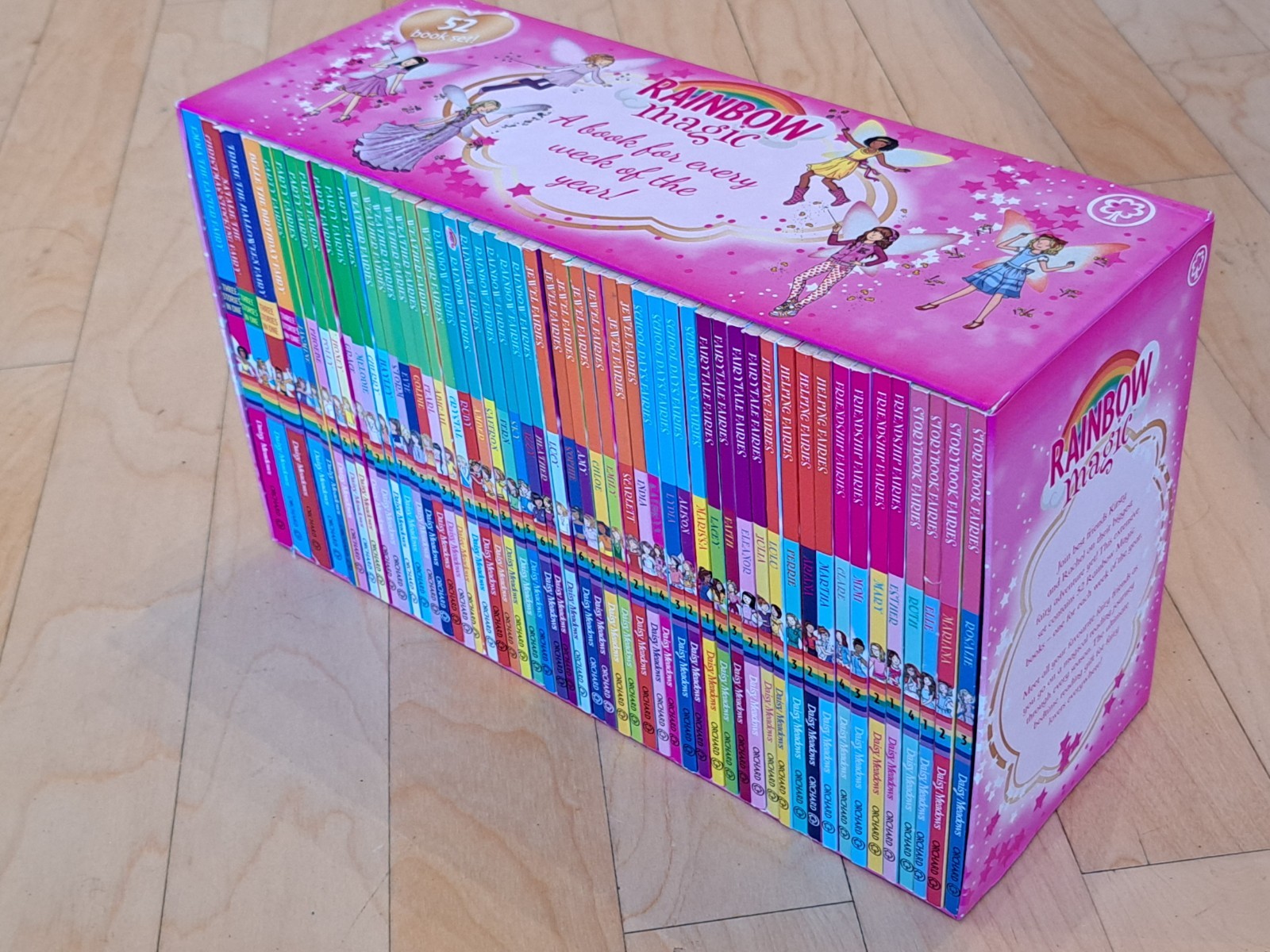 A Year of Rainbow Magic Fairies 52 Book Collection Box Set Daisy Meadows