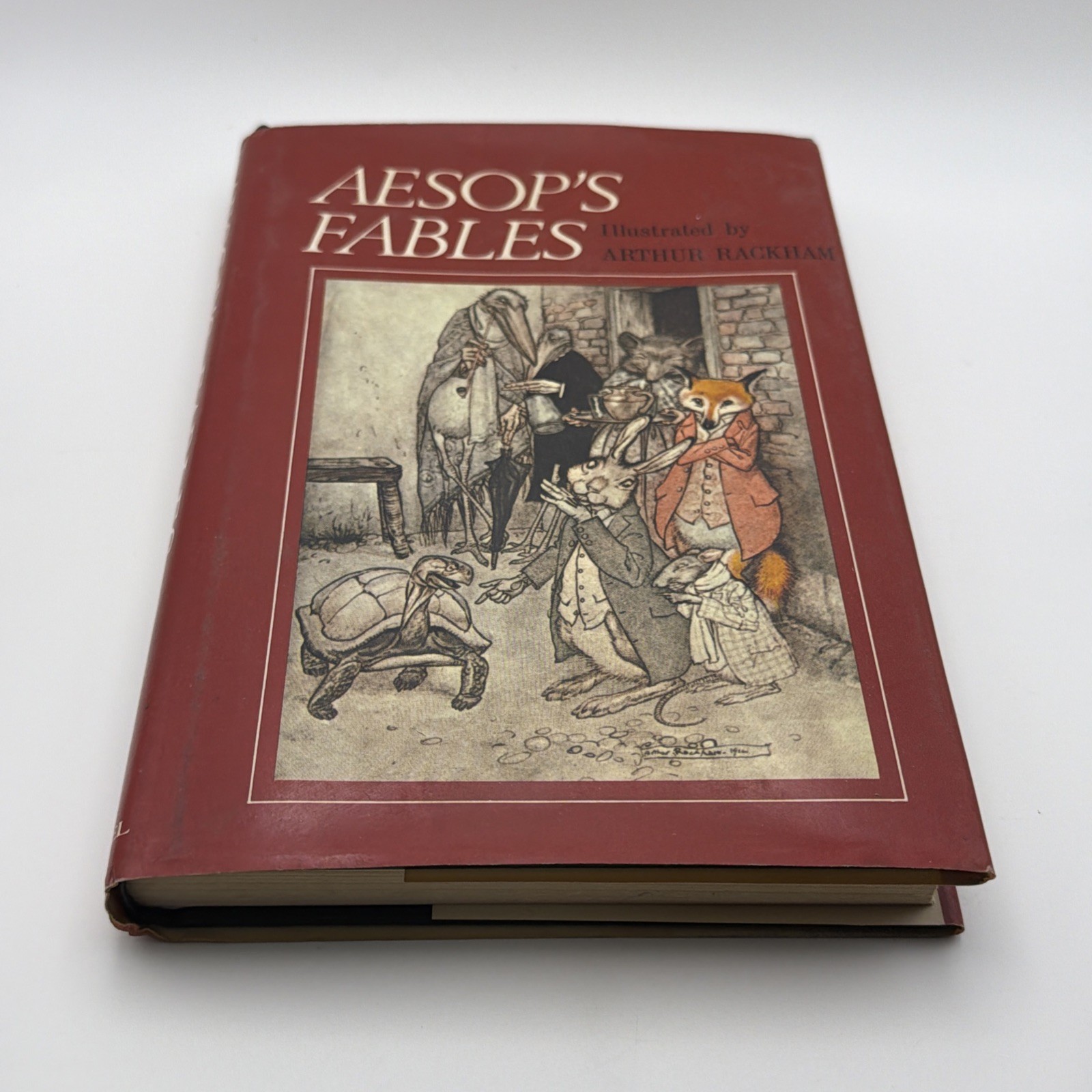 Aesop’s Fables Illustrated by Arthur Rackham 1912 Facsimile Edition Jones HC/DJ