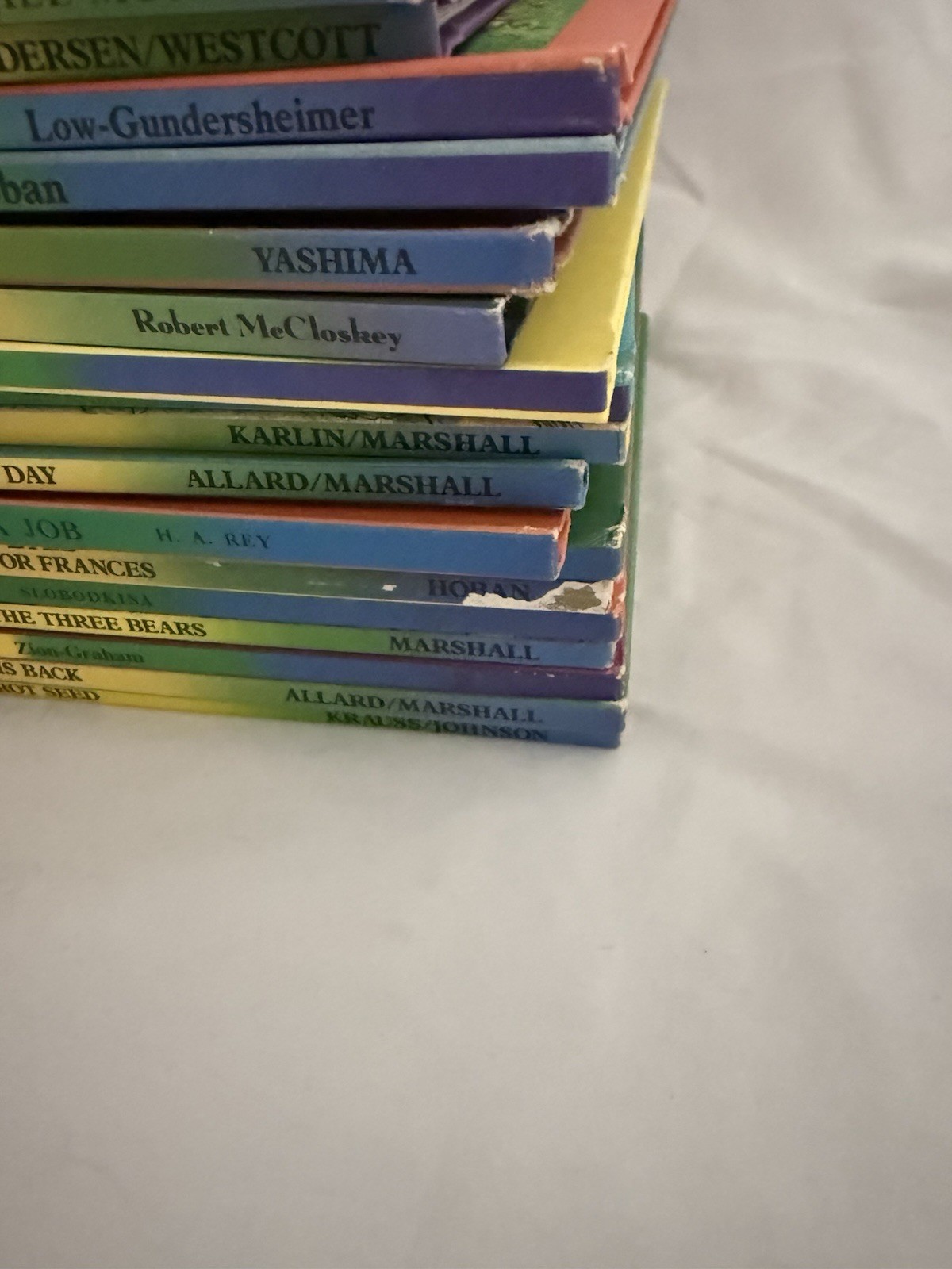 Vintage Children’s Choice Book Club books Rainbow Spine Lot of 20 Various Titles