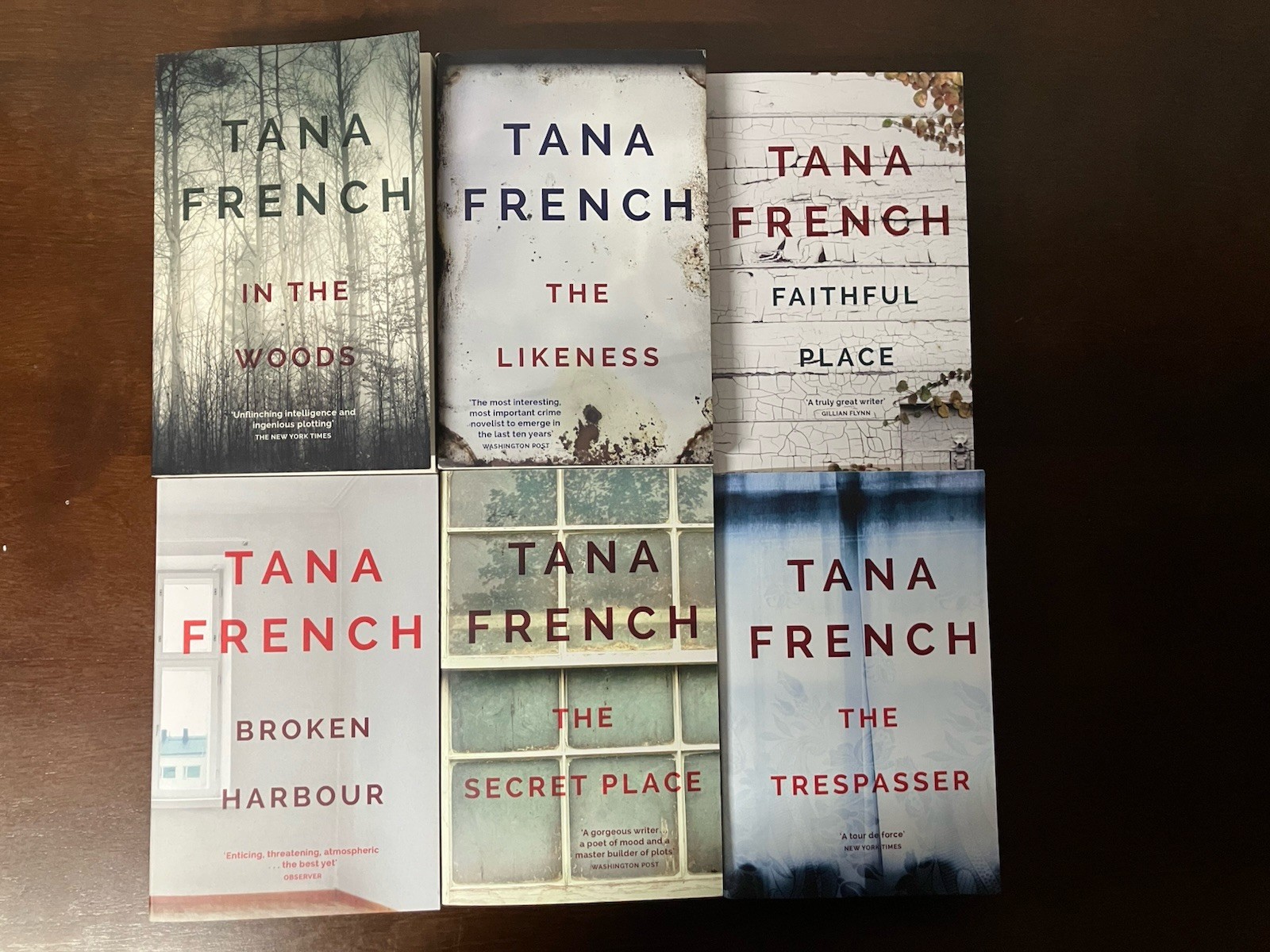 Complete Set Series Lot of 6 Dublin Murder Squad Paperbacks by Tana French NEW