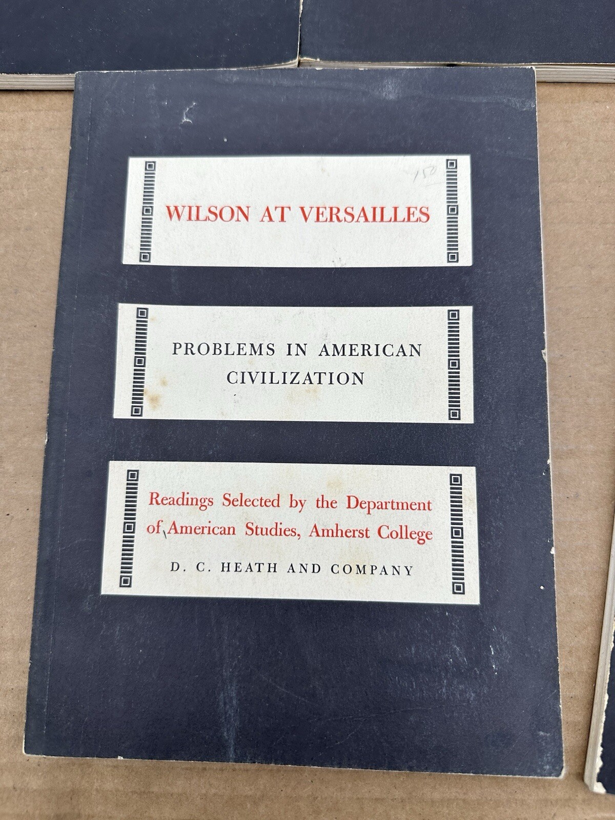 5) Problems in American Civilization DC Heath and Co. Book Lot Pearl Harbor Etc