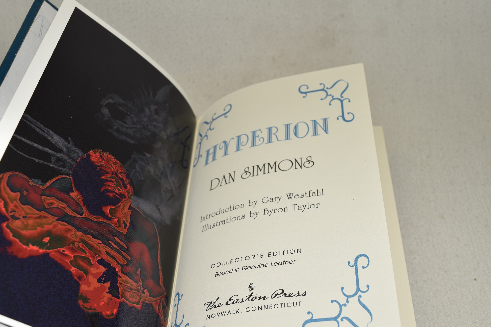 Easton Press HYPERION Dan Simmons LEATHER 1993 1ST ED Science-Fiction FINE/RARE!