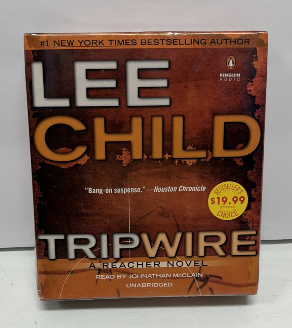 NEW SEALED Audiobook : Tripwire by Lee Child /Jack Reacher Novel 15 Hours 12 CDs