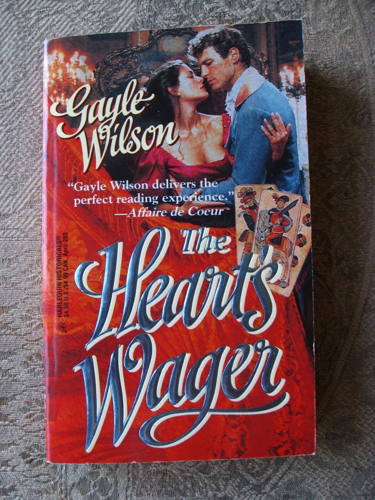 Gayle Wilson – The Heart’s Wager – 1995 – paperback