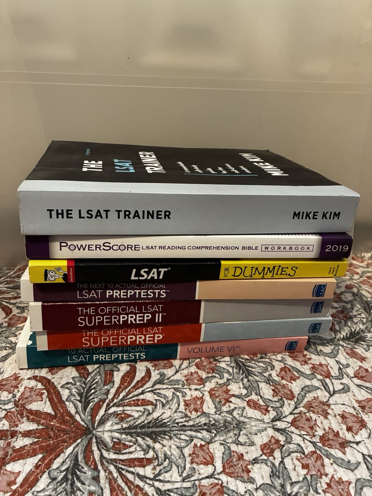 LSAT Prep Bundle (The LSAT Trainer + PowerScore RC Workbook + LSAT For Dummies)