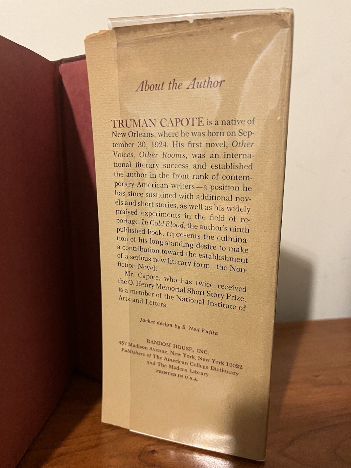 In Cold Blood 1st Edition 1st Printing NOT BCE Truman Capote