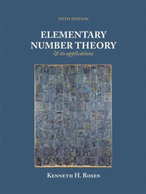 Elementary Number Theory Hardcover Kenneth Rosen