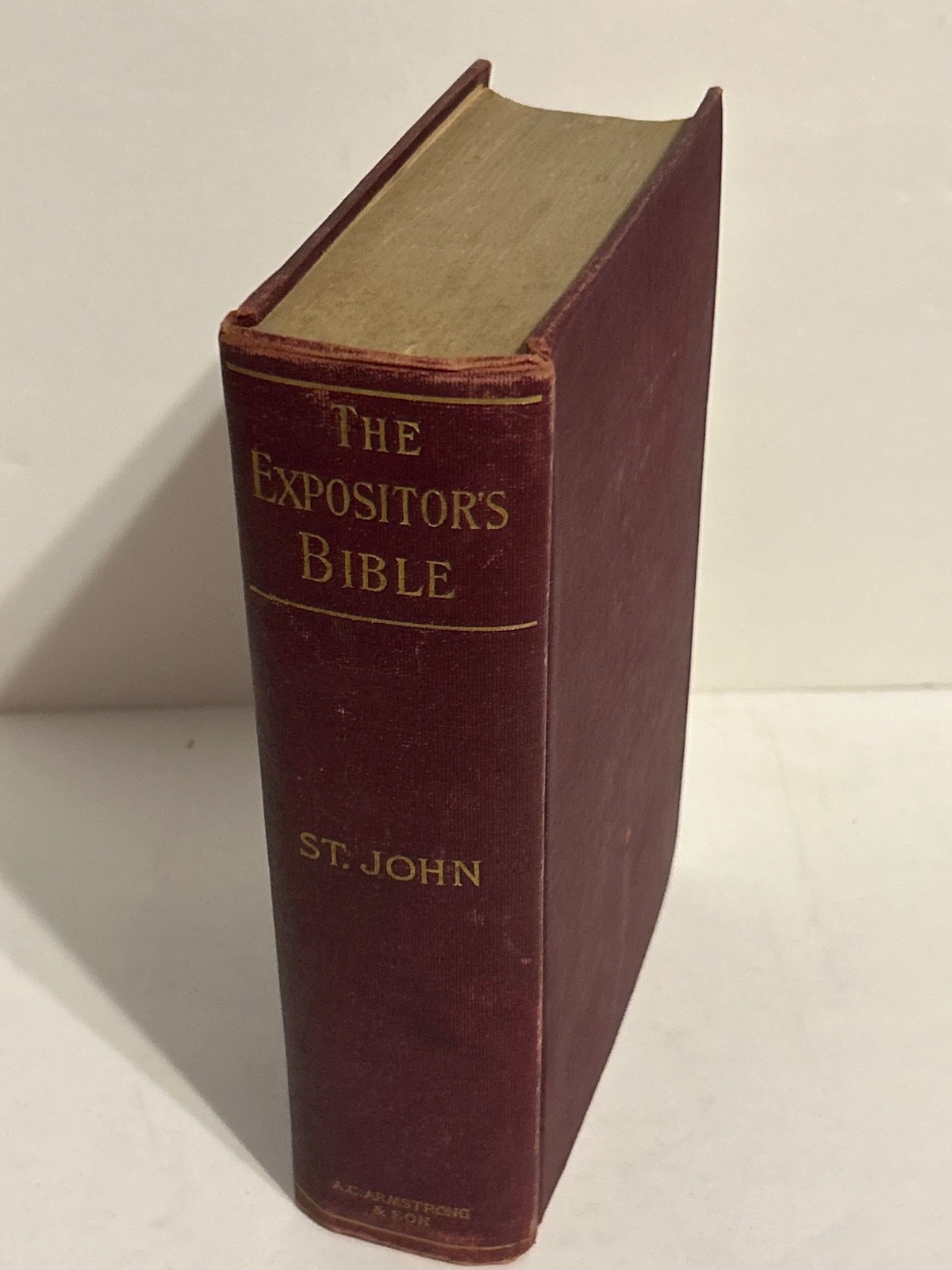 Expositor’s Bible 1903 HC Marcus Dods D.D. A.C. Armstrong & Son, Choose Volume