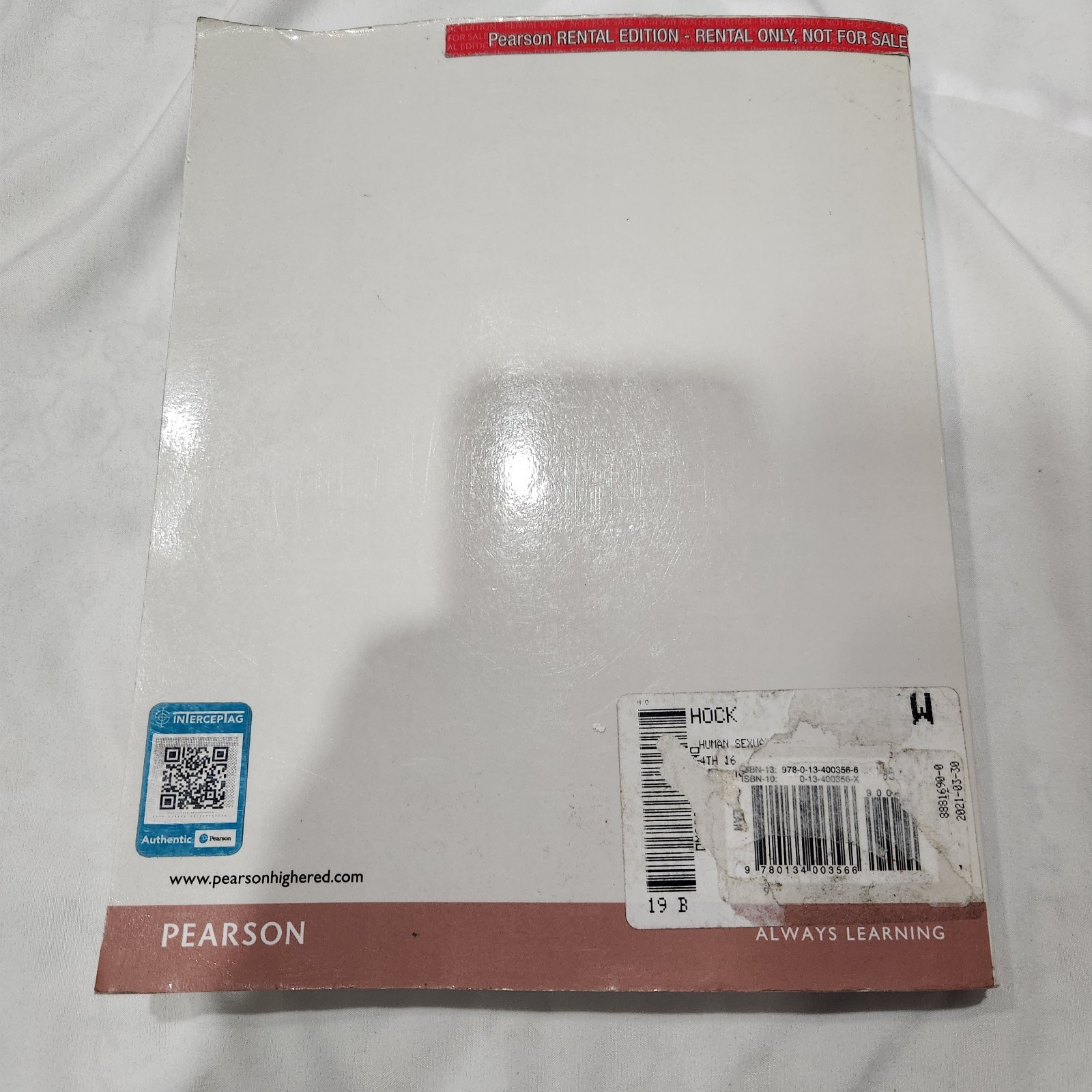 Human Sexuality Paperback, by Hock Ph.D. Roger R. Acceptable