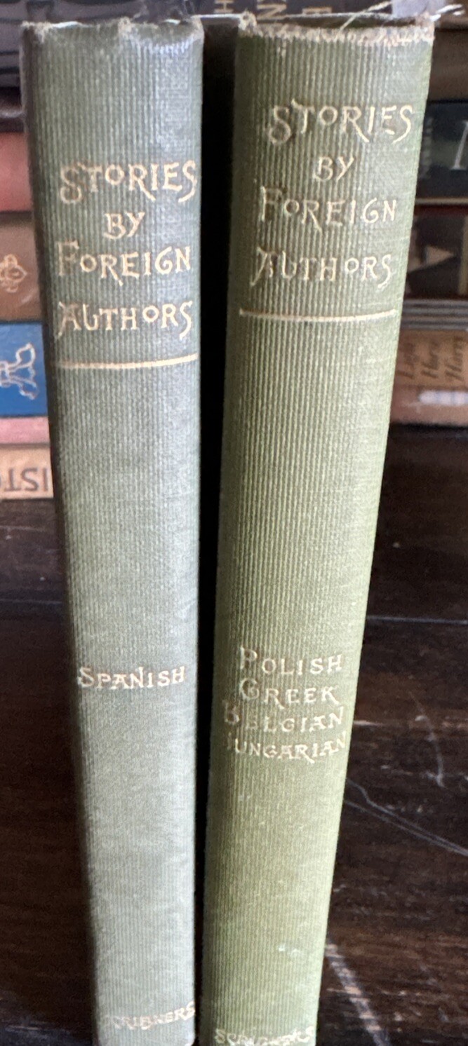 2 Antique 1898 And 1903 – Stories by Foreign Authors