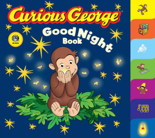 Curious George Good Night Book (CGTV Tabbed Board Book) – Board book – GOOD