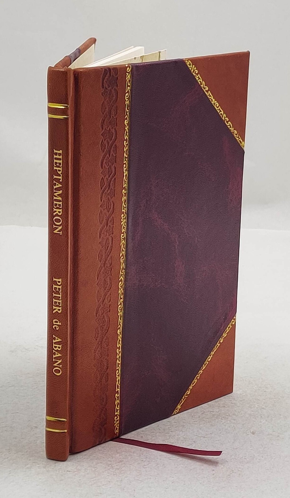 Heptameron Or Magical Elements Of Peter De Abano 1655 [Leather Bound]