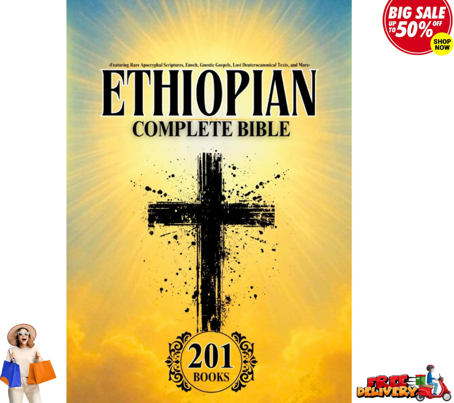 Rare Ethiopian Bible: Complete English Version with Unique Gnostic and Apocrypha