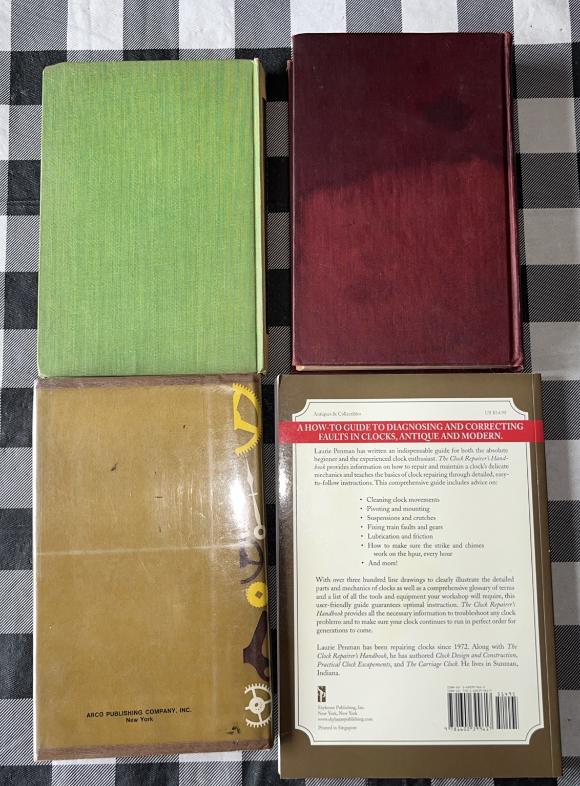 Modern Watch & Clock Repairing by P. Buford Harris, 1944 and 1938 Handbook Lot 4